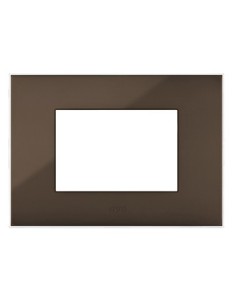 PLAQUE YOUNG 44 RECTANGULAIRE MARRON 3 MODULES| mano.tn | Tunisie