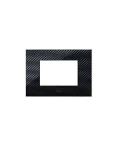 PLAQUE YOUNG 44 RECTANGULAIRE CHARBON FONCÉ 3 MODULES| mano.tn | Tunisie