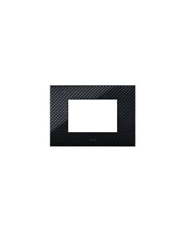 PLAQUE YOUNG 44 RECTANGULAIRE CHARBON FONCÉ 3 MODULES| mano.tn | Tunisie