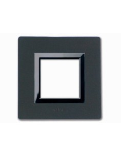 PLAQUE BOIS 44 CARREE WENGE 2 MODULES| mano.tn | Tunisie