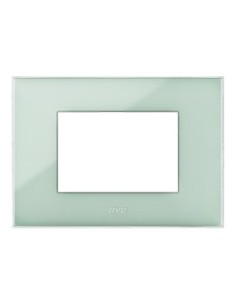PLAQUE YOUNG 44 RECTANGULAIRE VERT SAUGE 3 MODULES| mano.tn | Tunisie