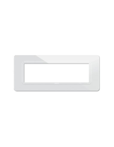 PLAQUE TECHNOPOLYMERE 44 RECTANGULAIRE BLANC 7 MODULES| mano.tn | Tunisie