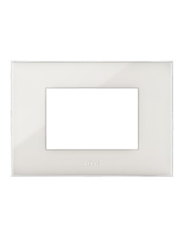 PLAQUE YOUNG 44 RECTANGULAIRE IVOIRE 3 MODULES| mano.tn | Tunisie
