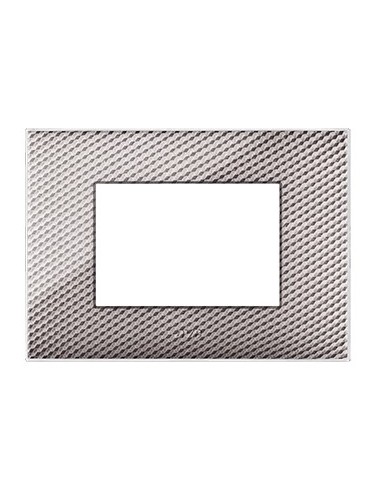 PLAQUE YOUNG 44 RECTANGULAIRE CARBONE CLAIRE 3 MODULES| mano.tn | Tunisie