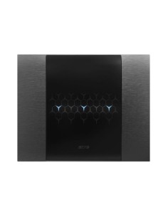 PLAQUE SMART 44 TOUCH RECTANGULAIRE ACIER ANTHRACITE EFFET BROSSÉ JUSQU'À 6 COMMANDES 3 MODULES| mano.tn | Tunisie