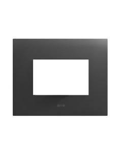 PLAQUE SMART 44 RECTANGULAIRE GRIS TEKLA EFFET MAT 3 MODULES| mano.tn | Tunisie