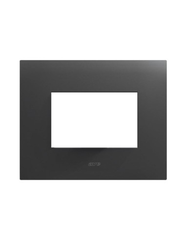 PLAQUE SMART 44 RECTANGULAIRE GRIS TEKLA EFFET MAT 3 MODULES| mano.tn | Tunisie