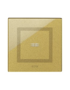 PLAQUE VERA 44 TOUCH CARRÉE GOLD 2 MODULES 1 COMMANDE| mano.tn | Tunisie