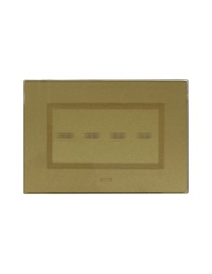PLAQUE VERA 44 TOUCH RECTANGULAIRE GOLD 4 MODULES 4 COMMANDES| mano.tn | Tunisie
