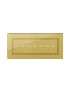 PLAQUE VERA 44 TOUCH RECTANGULAIRE GOLD 7 MODULES 7 COMMANDES| mano.tn | Tunisie