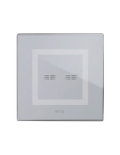 PLAQUE VERA 44 TOUCH CARRÉE GRIS OPAQUE 2 MODULES 2 COMMANDES| mano.tn | Tunisie