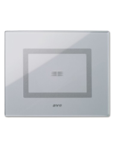 PLAQUE VERA 44 TOUCH RECTANGULAIRE GRIS OPAQUE 3 MODULES 1 COMMANDE| mano.tn | Tunisie