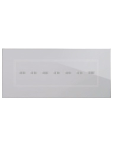 PLAQUE VERA 44 TOUCH RECTANGULAIRE GRIS OPAQUE 7 MODULES 7 COMMANDES| mano.tn | Tunisie