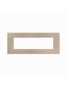 PLAQUE SMART EASY 44 RECTANGULAIRE DORÉ MAT 7 MODULES| mano.tn | Tunisie