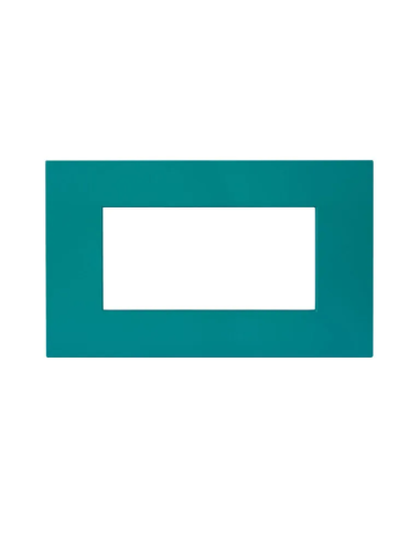 PLAQUE SMART EASY 44 RECTANGULAIRE TURQUOISE MAT 4 MODULES| mano.tn | Tunisie