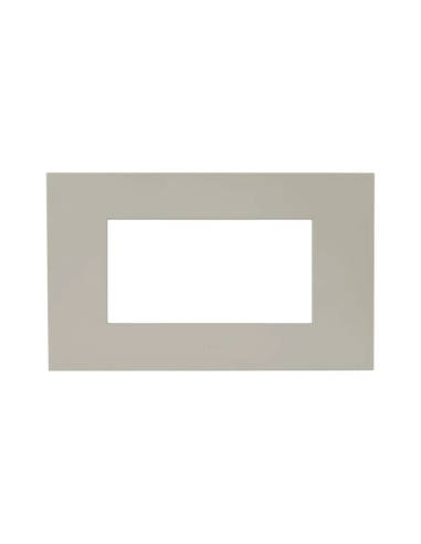 PLAQUE SMART EASY 44 RECTANGULAIRE GRIS TOURTERELLE MAT 4 MODULES| mano.tn | Tunisie