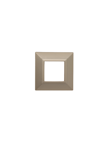 PLAQUE CUBICA 44 CARRÉE CHAMPAGNE 2 MODULES| mano.tn | Tunisie