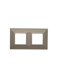 PLAQUE CUBICA 44 CARRÉE CHAMPAGNE 2+2 MODULES| mano.tn | Tunisie