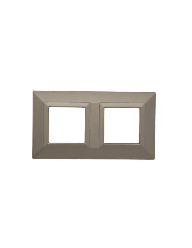 PLAQUE CUBICA 44 CARRÉE CHAMPAGNE 2+2 MODULES| mano.tn | Tunisie
