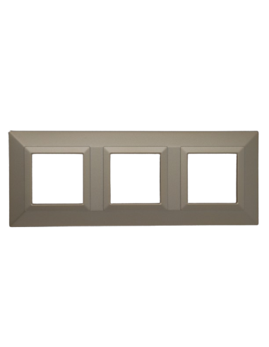 PLAQUE CUBICA 44 CARRÉE CHAMPAGNE 2+2+2 MODULES| mano.tn | Tunisie