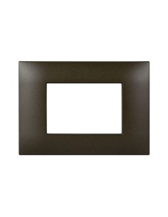 PLAQUE YOUNG 44 RECTANGULAIRE BRONZE MAT 3 MODULES| mano.tn | Tunisie