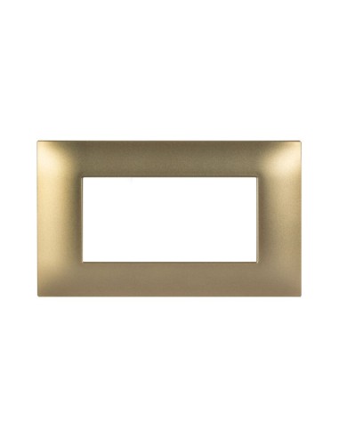 PLAQUE YOUNG 44 RECTANGULAIRE DORÉ MAT 4 MODULES| mano.tn | Tunisie