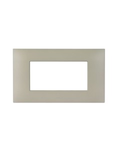 PLAQUE YOUNG 44 RECTANGULAIRE BEIGE MAT 4 MODULES| mano.tn | Tunisie