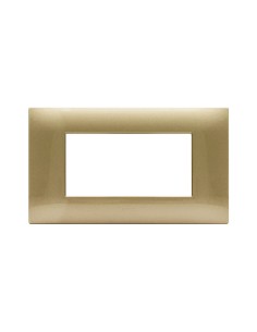 PLAQUE YOUNG 44 RECTANGULAIRE DORÉ 4 MODULES| mano.tn | Tunisie