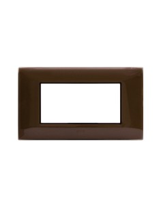 PLAQUE YOUNG 44 RECTANGULAIRE MARRON 4 MODULES| mano.tn | Tunisie