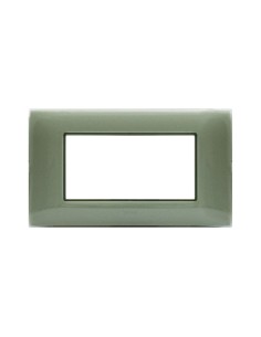 PLAQUE YOUNG 44 RECTANGULAIRE VERT SAUGE 4 MODULES| mano.tn | Tunisie