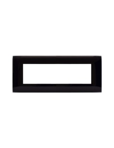 PLAQUE YOUNG 44 RECTANGULAIRE NOIR ABSOLU 7 MODULES| mano.tn | Tunisie