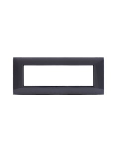 PLAQUE YOUNG 44 RECTANGULAIRE GRIS CENDRÉ 7 MODULES| mano.tn | Tunisie