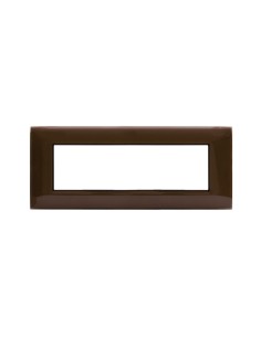 PLAQUE YOUNG 44 RECTANGULAIRE MARRON 7 MODULES| mano.tn | Tunisie