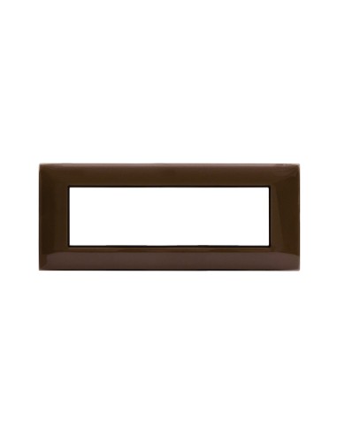 PLAQUE YOUNG 44 RECTANGULAIRE MARRON 7 MODULES| mano.tn | Tunisie