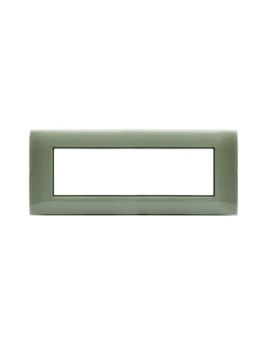 PLAQUE YOUNG 44 RECTANGULAIRE VERT SAUGE 7 MODULES| mano.tn | Tunisie