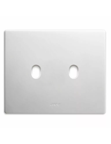 PLAQUE NEW STYLE 44 RECTANGULAIRE CORIAN BLANC 3 MODULES 2 COMMANDES| mano.tn | Tunisie