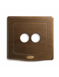 PLAQUE ENGLAND STYLE CARREE BOIS 2 MODULES 1 COMMANDE| mano.tn | Tunisie