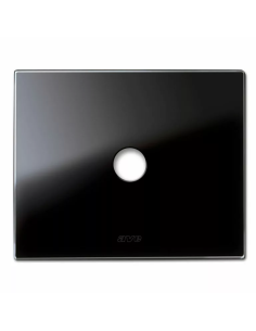 PLAQUE NEW STYLE 44 RECTANGULAIRE VERRE NOIR 3 MODULES 1 COMMANDE| mano.tn | Tunisie