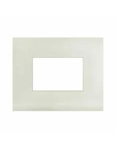 PLAQUE SMART 44 RECTANGULAIRE IVOIRE MAT 3 MODULES| mano.tn | Tunisie