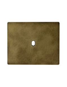 PLAQUE NEW STYLE 44 RECTANGULAIRE ALUMUNIUM COULEUR BRONZE ANTIQUE 3 MODULES 1 COMMANDE| mano.tn | Tunisie