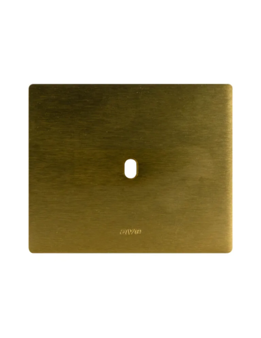 PLAQUE NEW STYLE 44 RECTANGULAIRE ALUMUNIUM COULEUR BRONZE 3 MODULES 1 COMMANDE| mano.tn | Tunisie