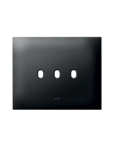 PLAQUE SMART NEW STYLE 44 RECTANGULAIRE GRIS TEKLA EFFET MAT 3 MODULES 3 COMMANDES| mano.tn | Tunisie