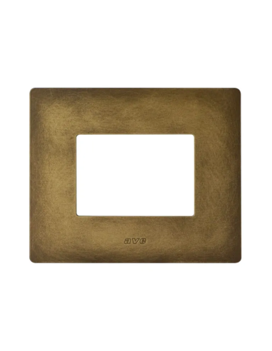 PLAQUE VERA 44 RECTANGULAIRE ALUMUNIUM COULEUR BRONZE ANTIQUE 3 MODULES| mano.tn | Tunisie