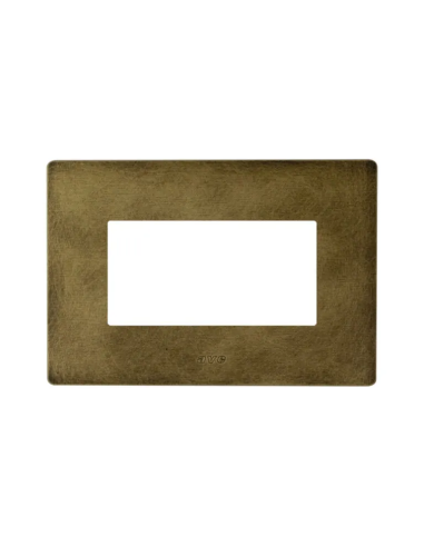 PLAQUE VERA 44 RECTANGULAIRE ALUMUNIUM COULEUR BRONZE ANTIQUE 4 MODULES| mano.tn | Tunisie