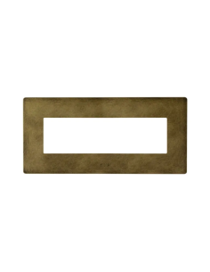PLAQUE VERA 44 RECTANGULAIRE ALUMUNIUM COULEUR BRONZE ANTIQUE 7 MODULES| mano.tn | Tunisie