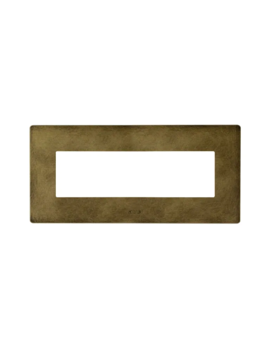 PLAQUE VERA 44 RECTANGULAIRE ALUMUNIUM COULEUR BRONZE ANTIQUE 7 MODULES| mano.tn | Tunisie