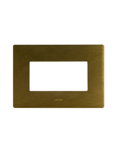 PLAQUE VERA 44 RECTANGULAIRE ALUMUNIUM COULEUR BRONZE 4 MODULES| mano.tn | Tunisie