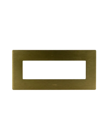 PLAQUE VERA 44 RECTANGULAIRE ALUMUNIUM COULEUR BRONZE 7 MODULES| mano.tn | Tunisie
