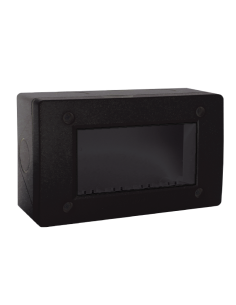 BOÎTE APPARENTE NOIR MAT 4 MODULES| mano.tn | Tunisie