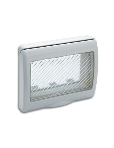 PLAQUE ETANCHE ENCASTREE RECTANGULAIRE 1-3 MODULES S45 BLANC| mano.tn | Tunisie